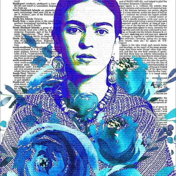 The Frida Kahlo Collection Vintage Dictionary Art Print Bundle - Picture 3 of 8